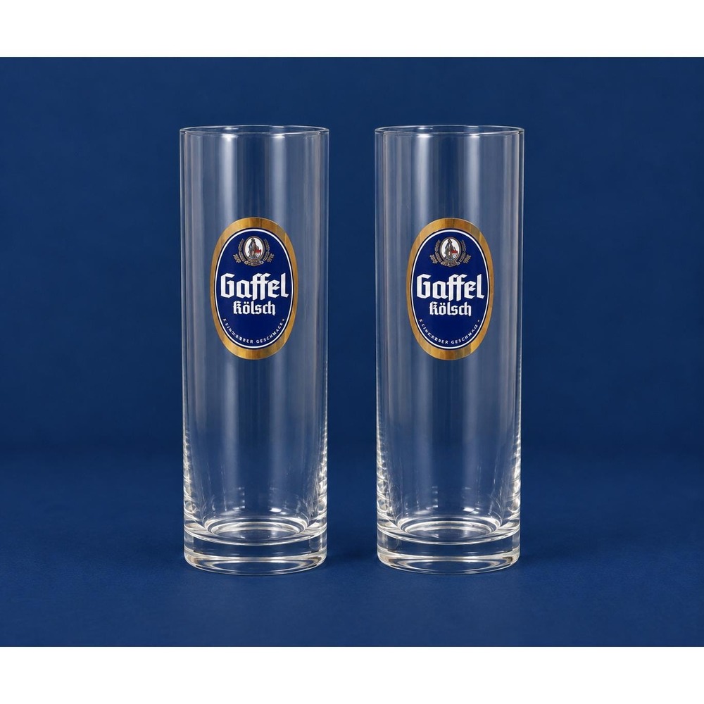 Gaffel Kolsch Shorty .2L Tasting Glass 6" H x 2" D, Set Of 2